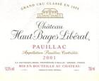 Chteau Haut-Bages-Libral - Pauillac 2022