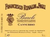 Francesco Rinaldi & Figli - Barolo Cannubbio 2019