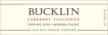 Bucklin - Cabernet Sauvignon Old Hill Ranch Vineyard 2019
