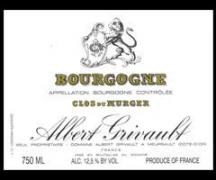 Albert Grivault - Bourgogne Blanc Clos du Murgers 2020