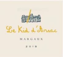 Chateau d'Arsac - Le Kid d'Arsac Margaux 2018