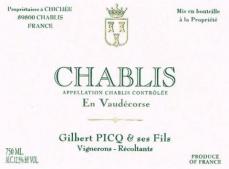 Gilbert Picq - Picq Chablis Vaudecorse 2020