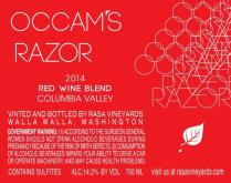 Rasa Vineyards - Rasa Occam's Razor Red 2018