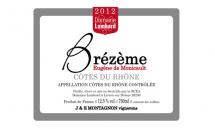 Domaine Lombard - Brezeme Cotes du Rhone Rouge Eugene de Monicault 2014